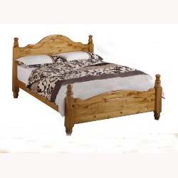 York Pine Bed Frame Available In 6 Finishes And Painted White